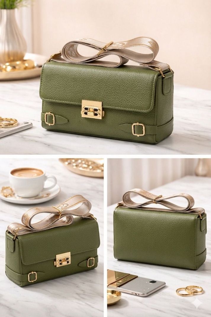 Dtfashion Green Girls Sling Bag - Image 4