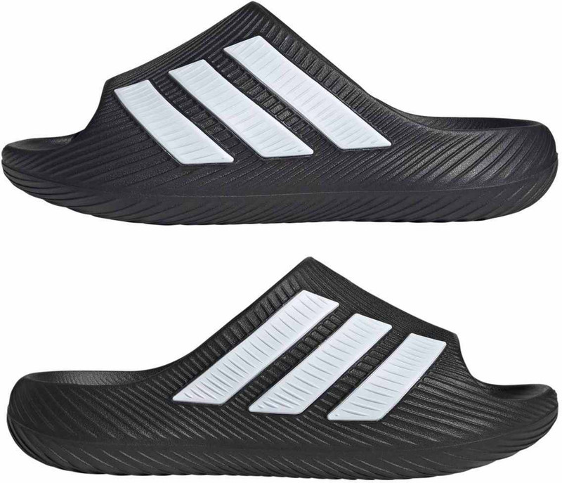 ADIDAS Men Slides Black , 8