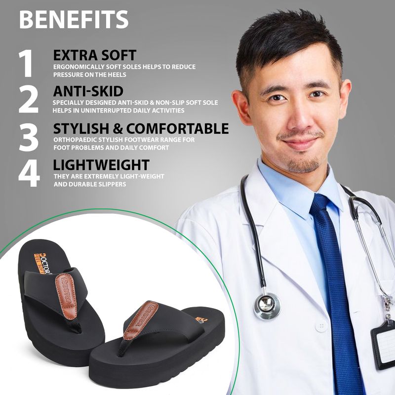 Doctor Feel Soft Men Orthopedic Slippers - Image 6
