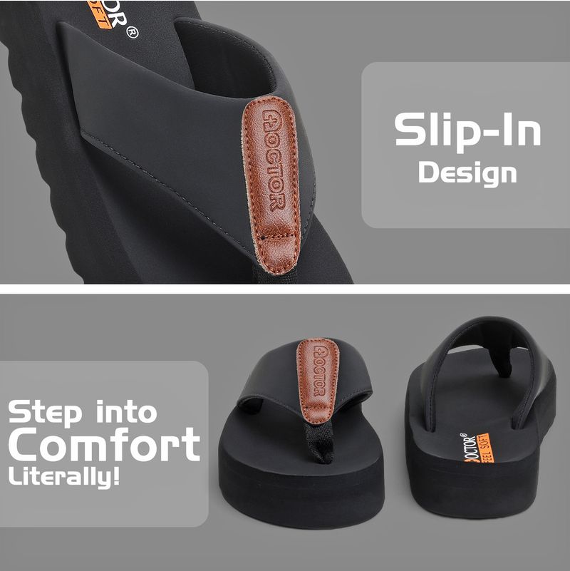 Doctor Feel Soft Men Orthopedic Slippers - Image 4