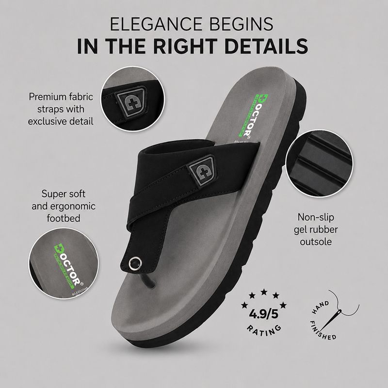 Doctor Health Super Soft Men Slippers Multicolor 9 - Image 5