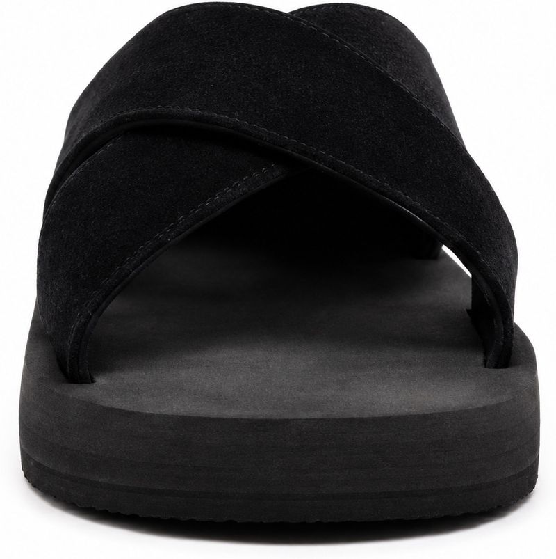 kFashino Men Slides Black Size 10 - Image 5
