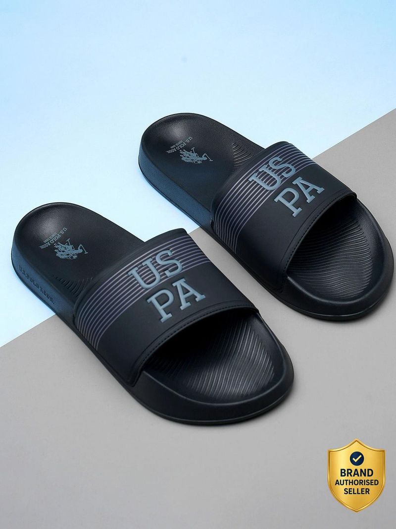 U.S. POLO ASSN. Men Slides (Neutral, 10) - Image 2