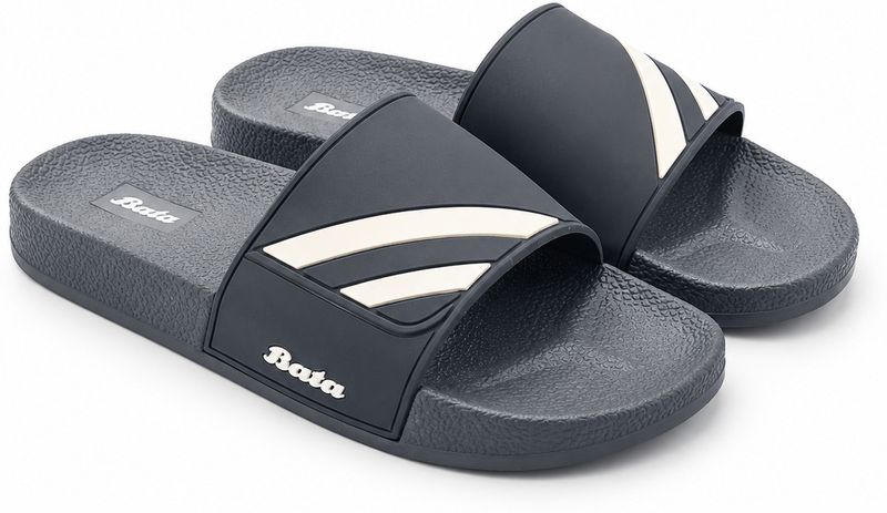Bata Men Flip Flops (Multicolor , 9) - Image 4
