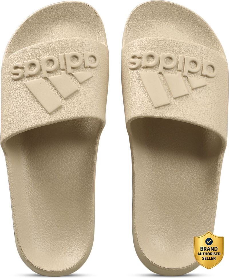 adidas Adilette Aqua Unisex Slides Beige Size 9 - Image 5