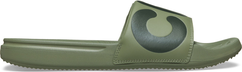 CROCS Men Flip Flops (Green , 8)