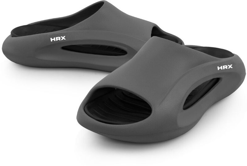 HRX by Hrithik Roshan Men Slides (Grey , 6) - Image 7