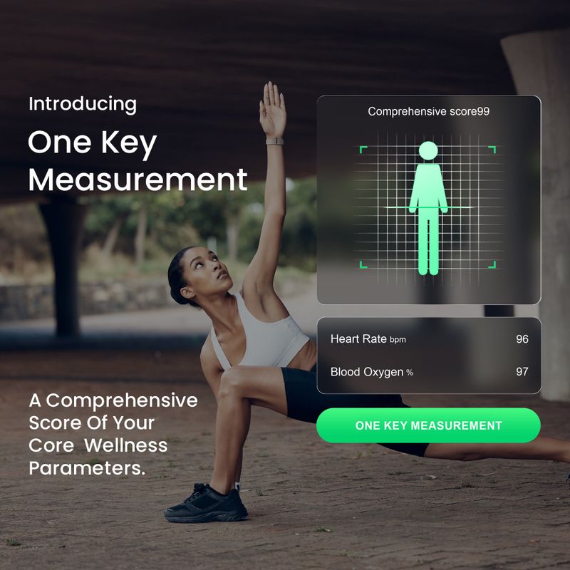 Pebble Qore Fitness Band Black, Free Size - Image 5