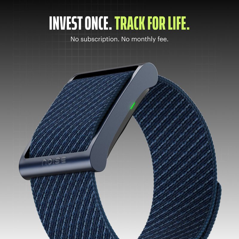 Noise REP 24X7 Fitness Tracker-No Subscription,HRV,4-Stage Sleep Tracking, AI Insights (Blue Strap, Size : Free Size) - Image 3