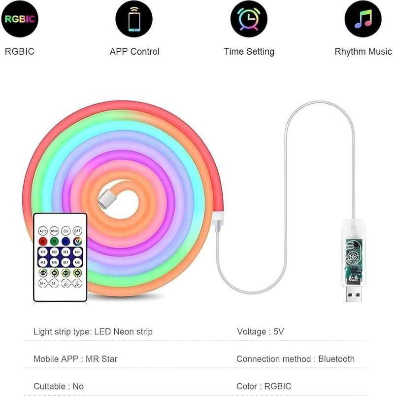 AQUABUCKET LED Strip Lights for TV Backlight - Image 3