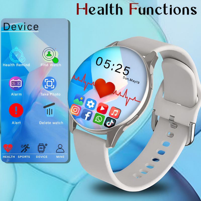 WauroNix ACTIVE 2 Grey Smart Watch - Image 5