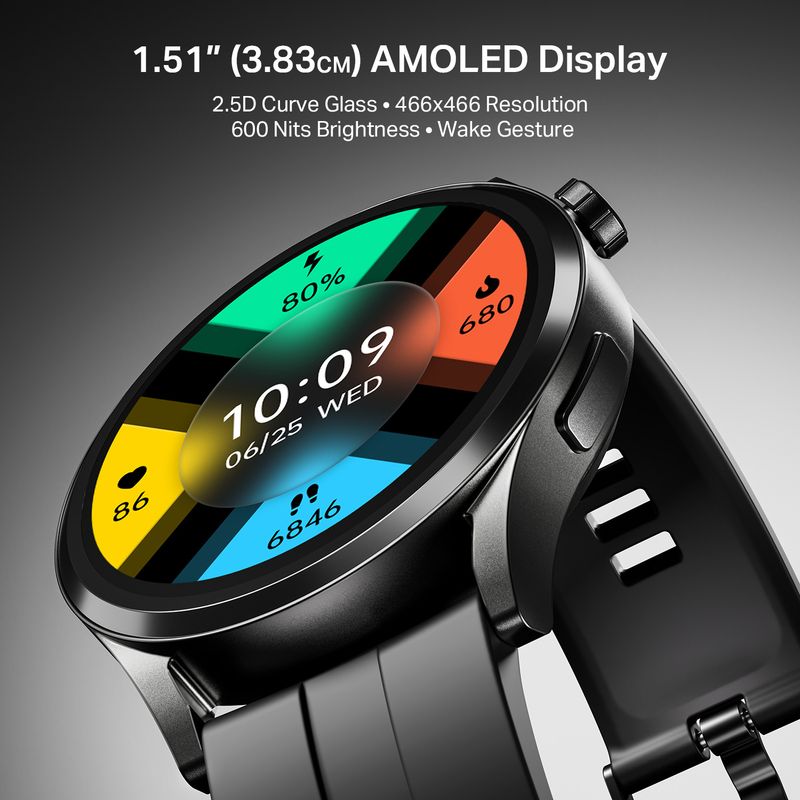 boAt Chrome Horizon 1.51" AMOLED Display Smartwatch - Image 4