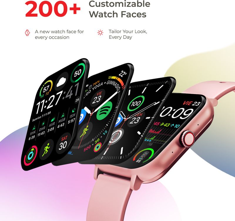 Nervfit Vibe 1.85" TrueColor+ Super HD Smartwatch - Image 4