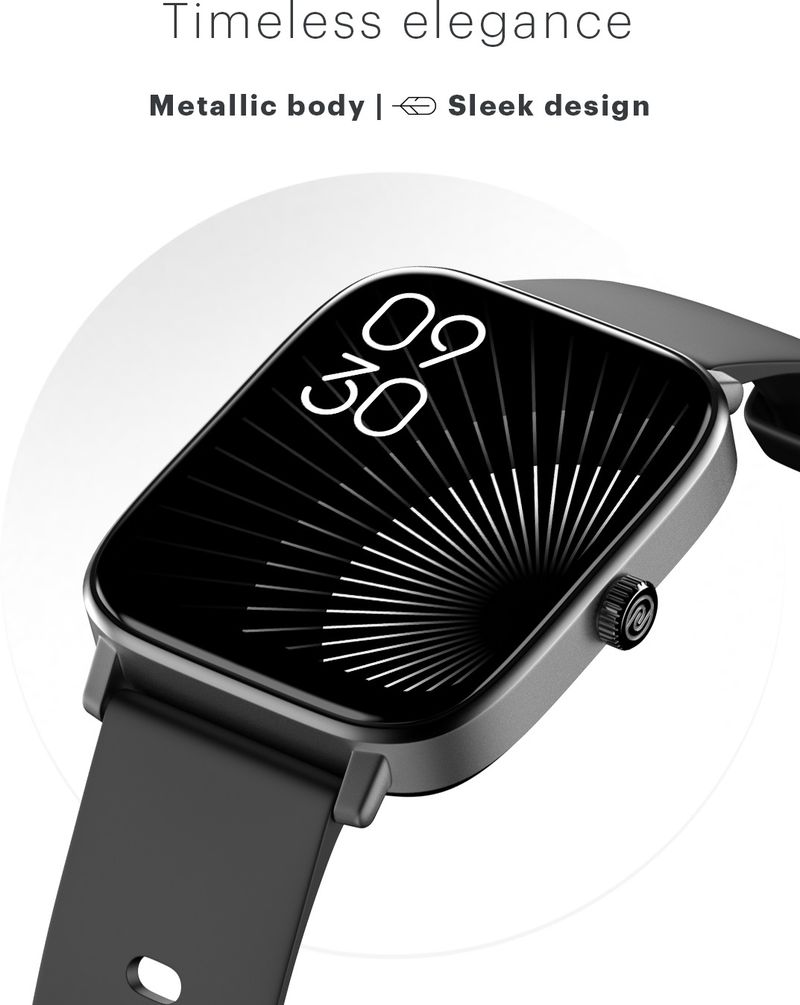 Noise Colorfit Icon 2 Smartwatch, 1.8" Display, Brown Strap - Image 5