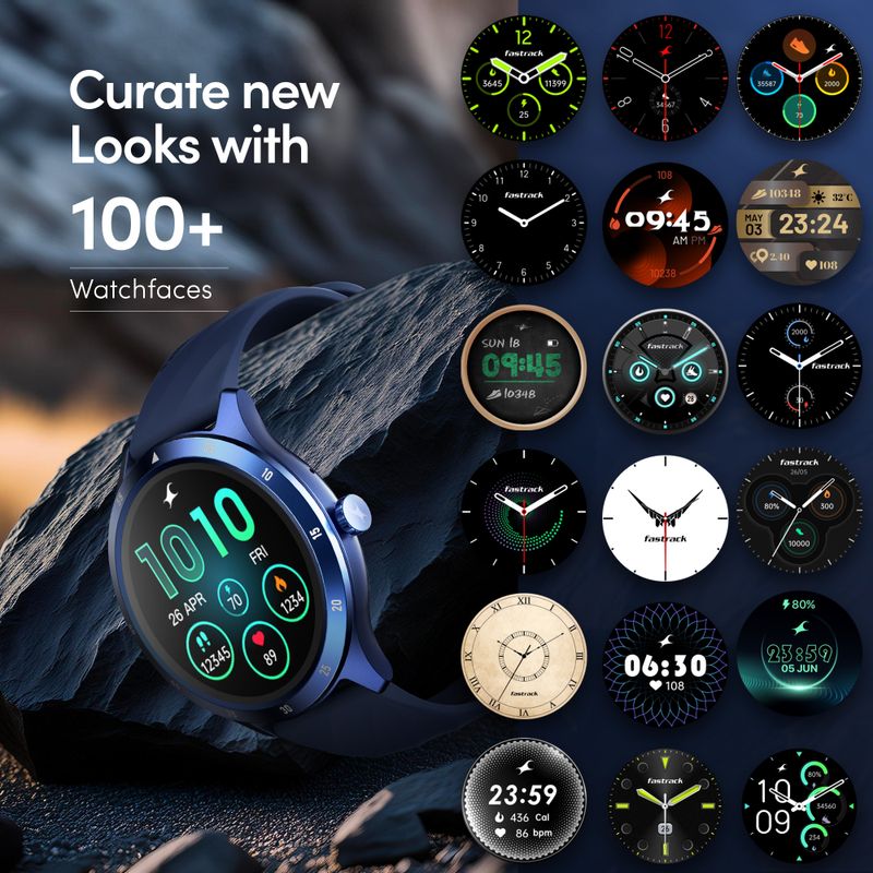 Fastrack Jupiter R2 Smartwatch (Blue Strap, Free Size) - Image 3