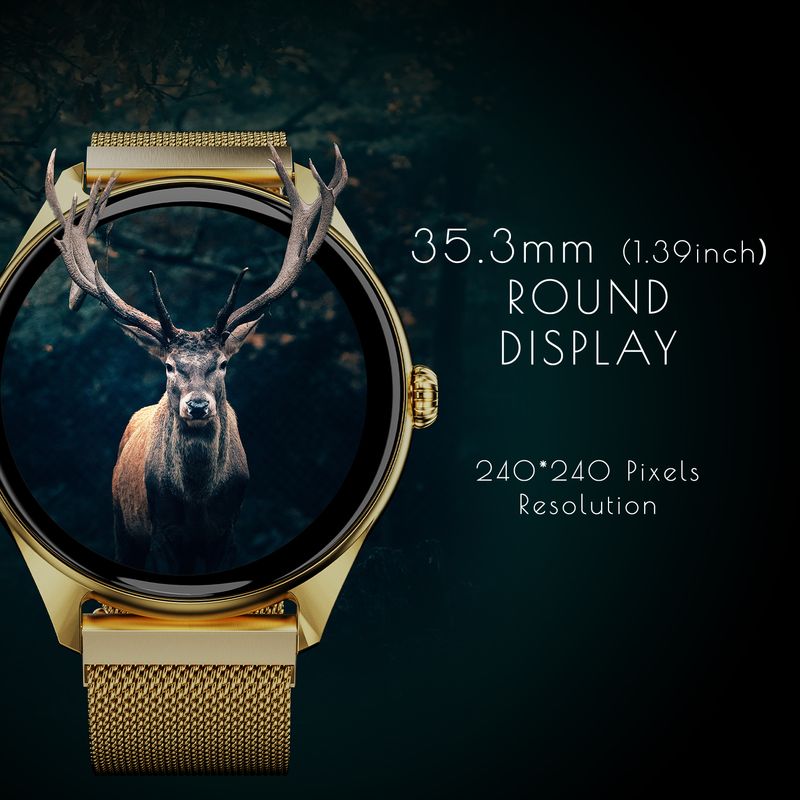 Fire-Boltt Ninja Talk 35.3mm Round Bluetooth Calling Smartwatch - Image 4