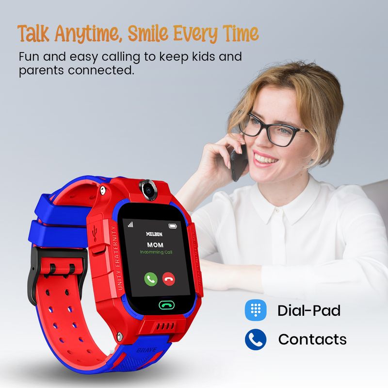 Melbon Kids Smartwatch HD Voice Call, LBS Tracker - Image 3