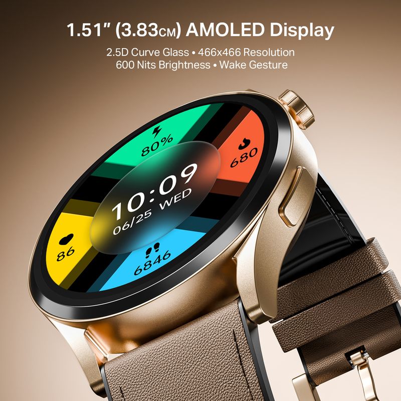 boAt Chrome Horizon 1.51" AMOLED Smartwatch - Image 4