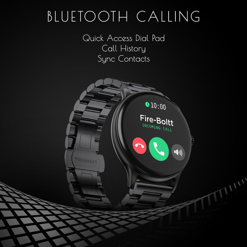Fire-Boltt Ninja Talk 35.3mm Round Bluetooth Smartwatch - Image 5
