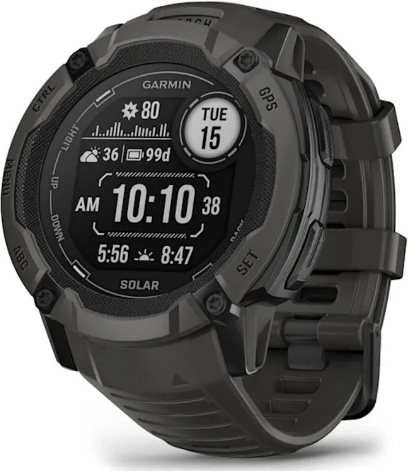 GARMIN Instinct 2X solar Smartwatch Graphite Strap, Free Size