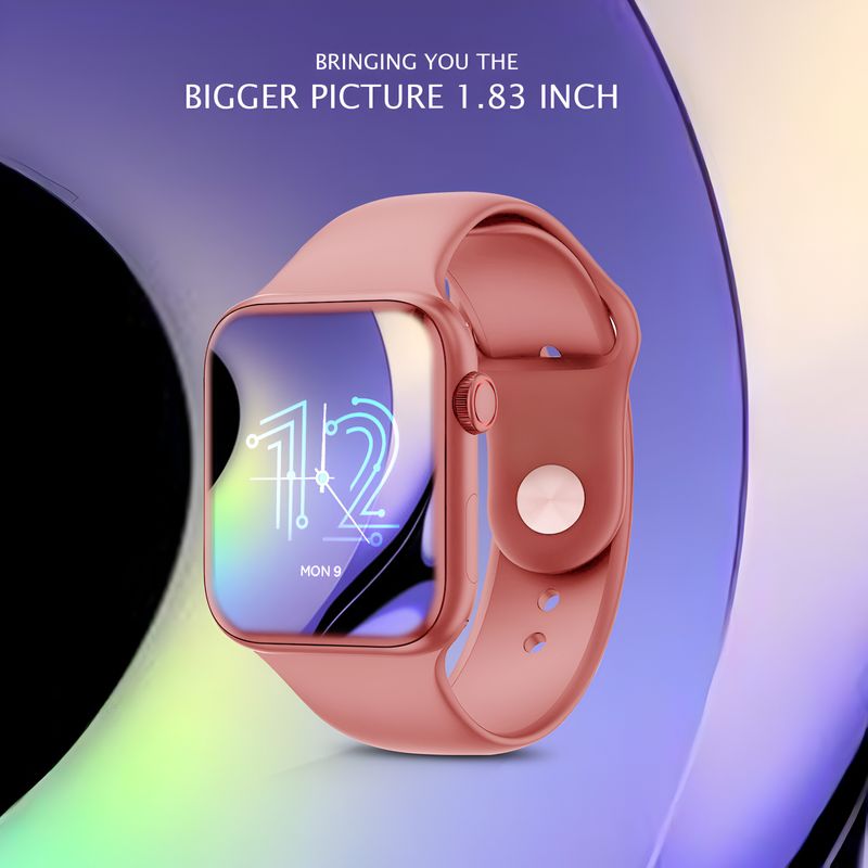 GameSir I8 Pink-A1 Full Screen Touch Watch - Image 5