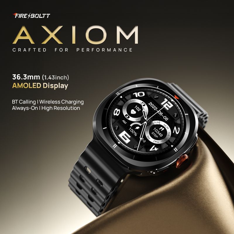 Fire-Boltt Axiom 2026 1.43" AMOLED Smartwatch - Image 3