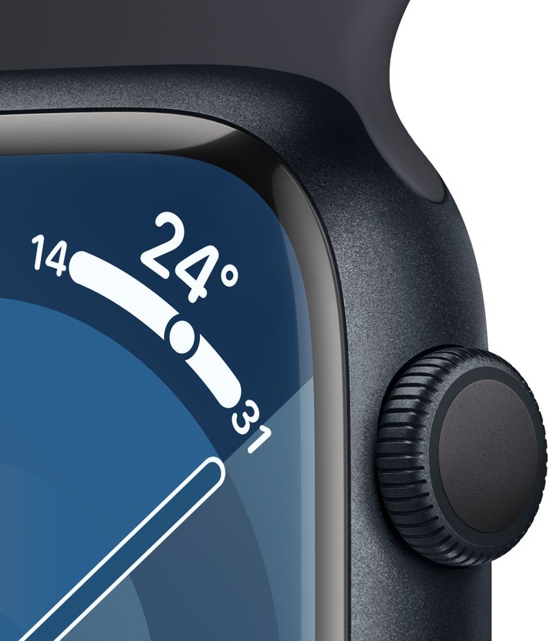 Apple Watch Series 9 GPS 45mm Midnight Aluminium - Image 4