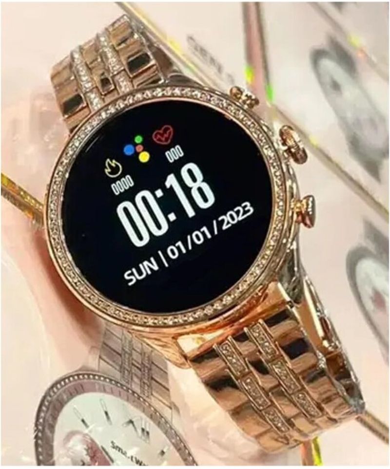 DAXIO ENTERPRISES Gen 9 Metal Rose Gold Smartwatch - Image 4