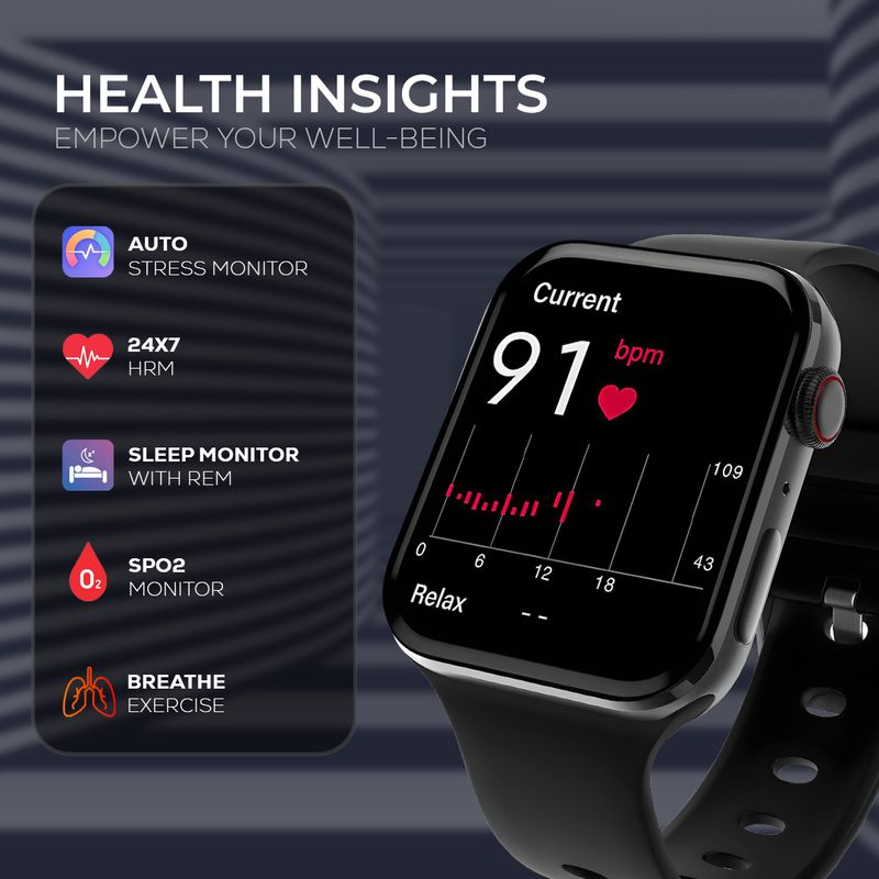 Melbon T-Storm Black-A1 Smartwatch - Image 4
