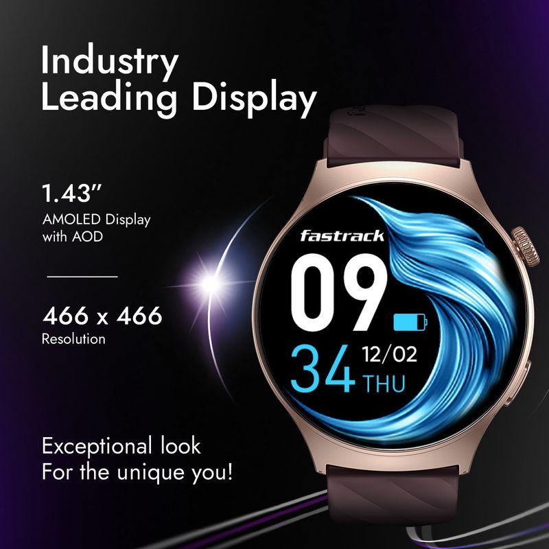 Fastrack Optimus Pro 1.43 AMOLED Display Smartwatch - Image 3