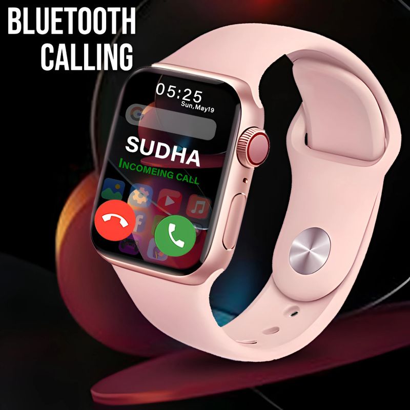 GameSir I8 Pink-A1 Full Screen Touch Watch - Image 3