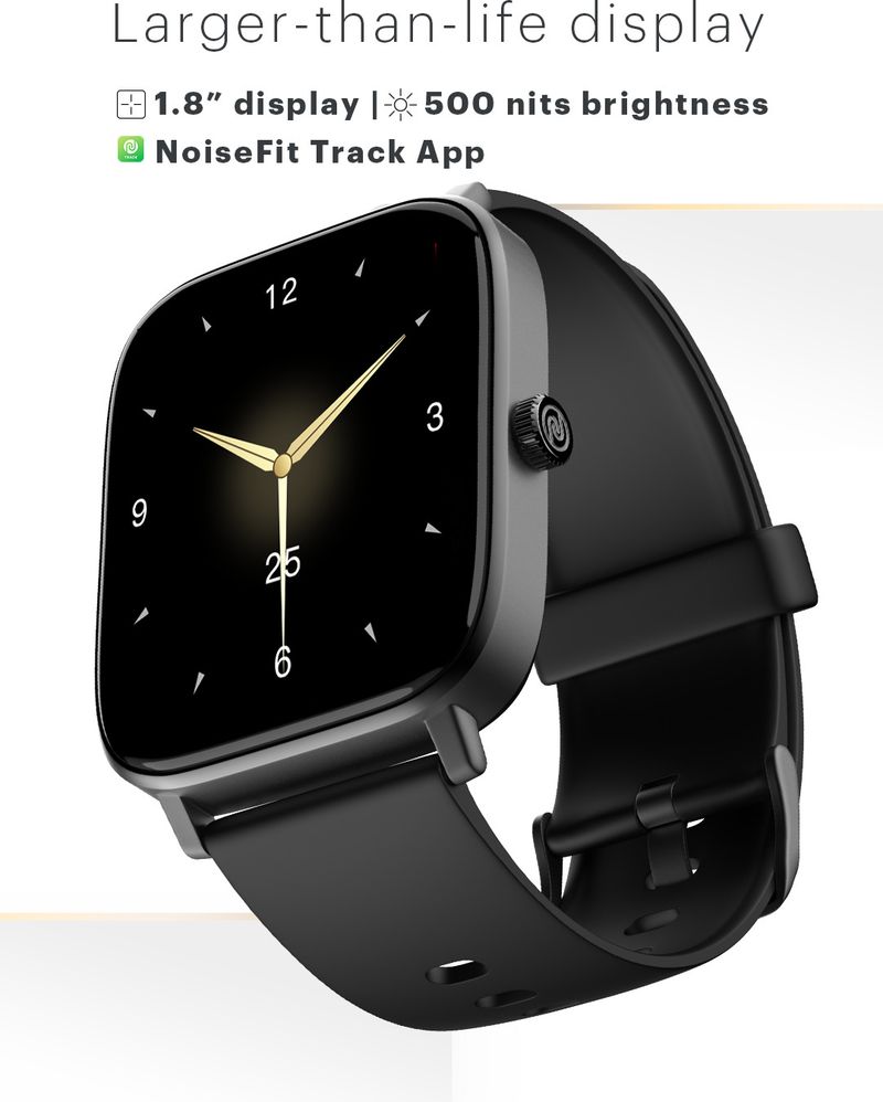 Noise Colorfit Icon 2 Smartwatch, 1.8" Display, Brown Strap - Image 4