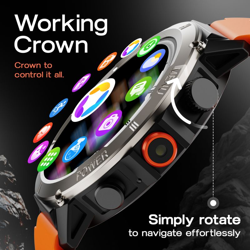 Goboult Tuff Hawk 1.39 inch HD Display Smartwatch - Image 6