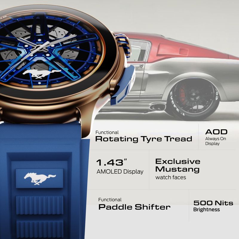 Goboult Mustang Racer 1.43" AMOLED Smartwatch - Image 5