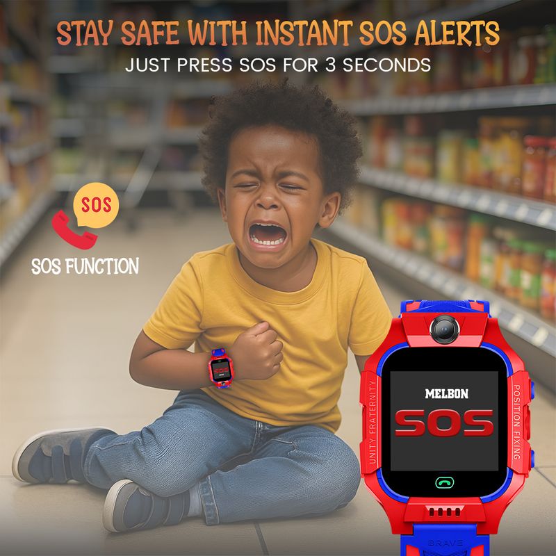 Melbon Kids Smartwatch HD Voice Call, LBS Tracker - Image 6