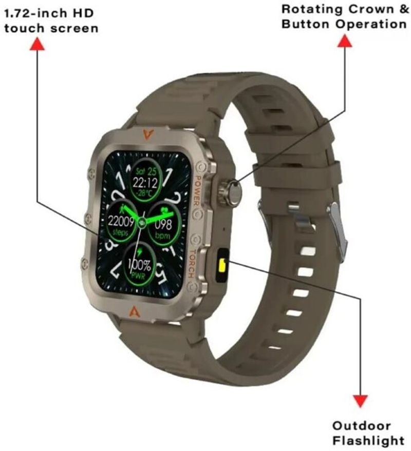 DAXIO ENTERPRISES Q11 Smartwatch with Bluetooth Calling - Image 3