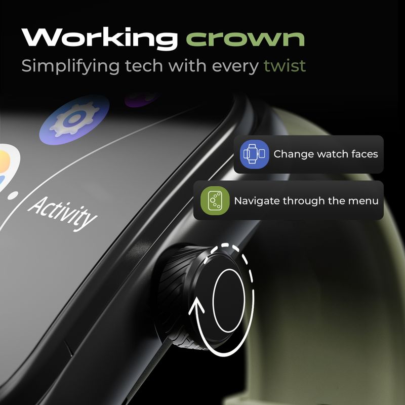 Goboult Trail 2.01'' 3D Curved HD Display Smartwatch - Image 5