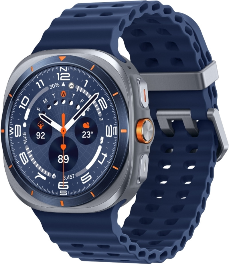 Samsung Galaxy Watch Ultra 2025 (Blue Strap, Large)