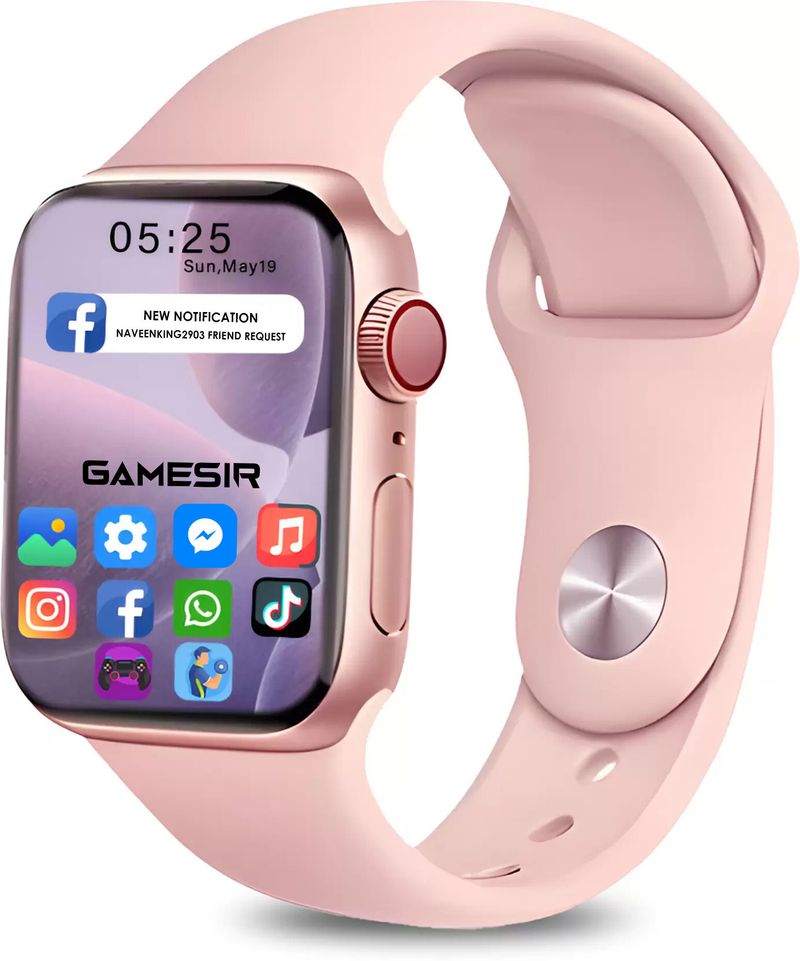GameSir I8 Pink-A1 Full Screen Touch Watch - Image 2