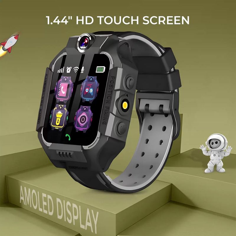 ThirdEye Enertech Kids Smart Watch Q18, Black Strap - Image 3