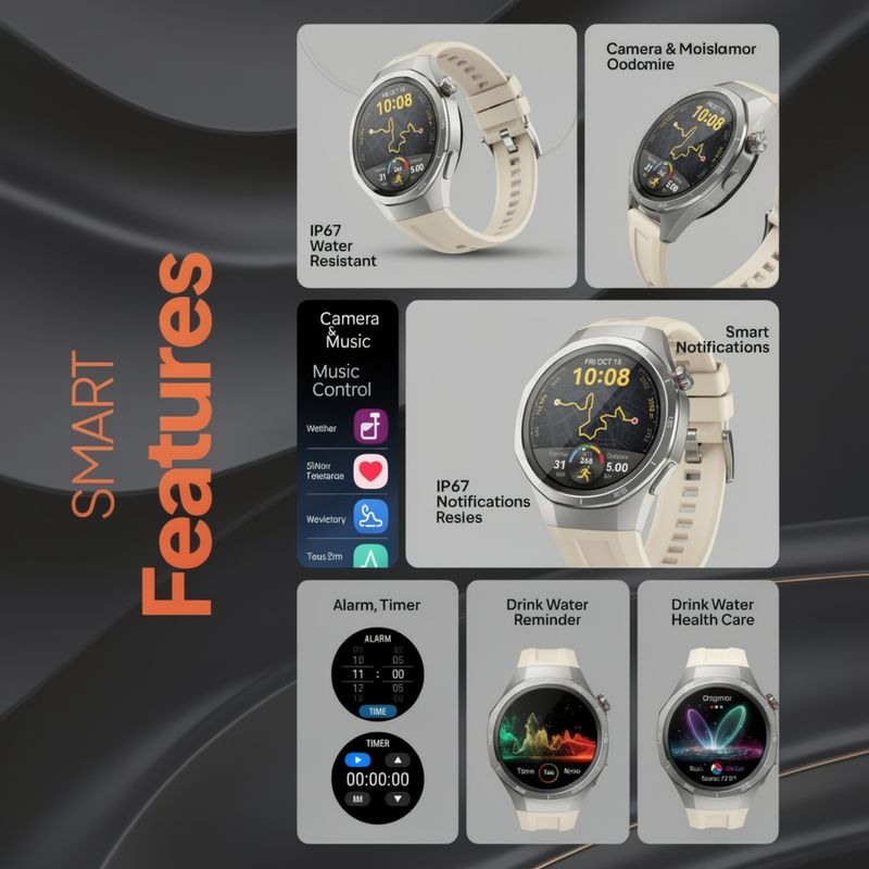 Trendz AeroX PulsePro AMOLED Smart Watch - Image 6