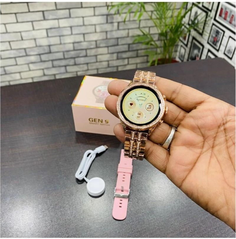 DAXIO ENTERPRISES Gen 9 Metal Rose Gold Smartwatch - Image 3