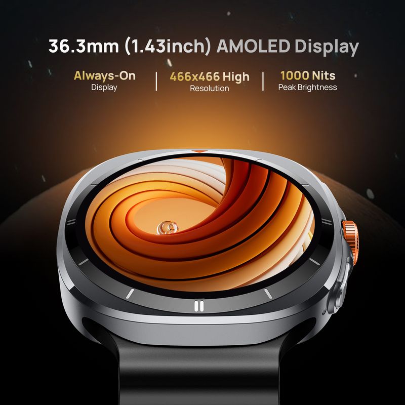 Fire-Boltt Axiom 2026 1.43" AMOLED Smartwatch - Image 5