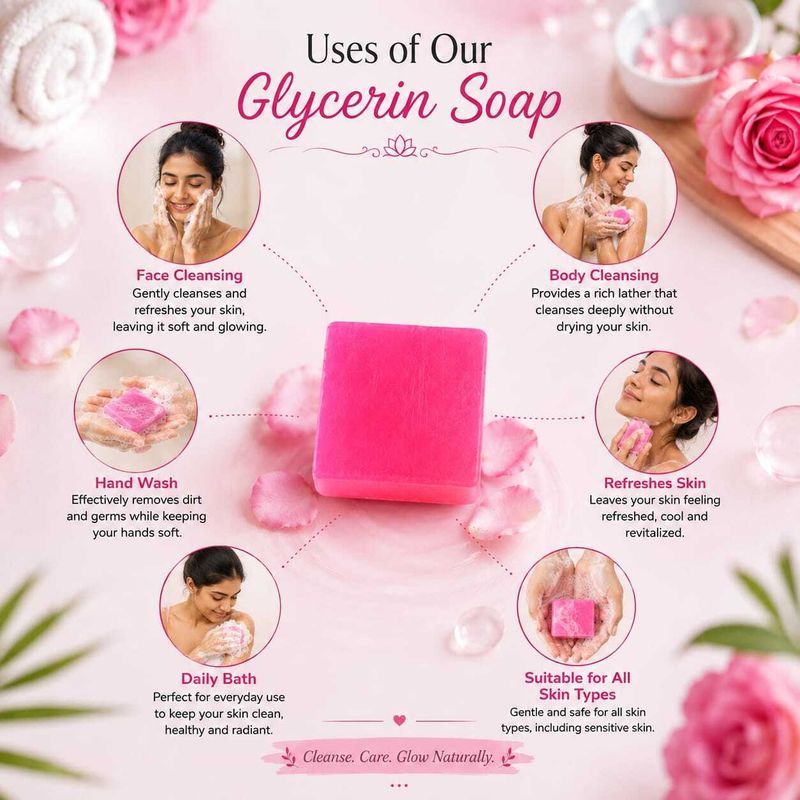 Vritti Rose Fragrance Mini Soap 250 Pack - Image 4