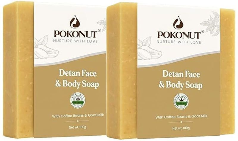 Pokonut Tan Removal Soap 200g Coffee & Goat Milk - Image 2