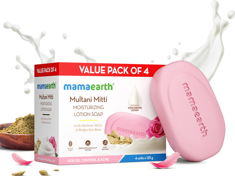 Mamaearth Multani Mitti And Bulgarian Rose Deep Cleansing Soap