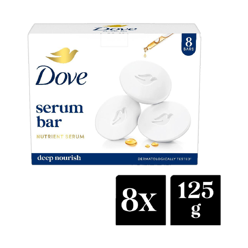 DOVE Serum Beauty Bar (8 x 125 g)