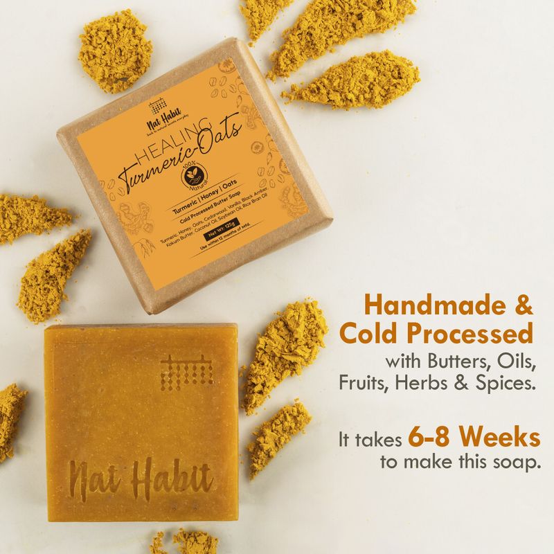 Nat Habit Turmeric Tan Removal Soap 125g - Image 3