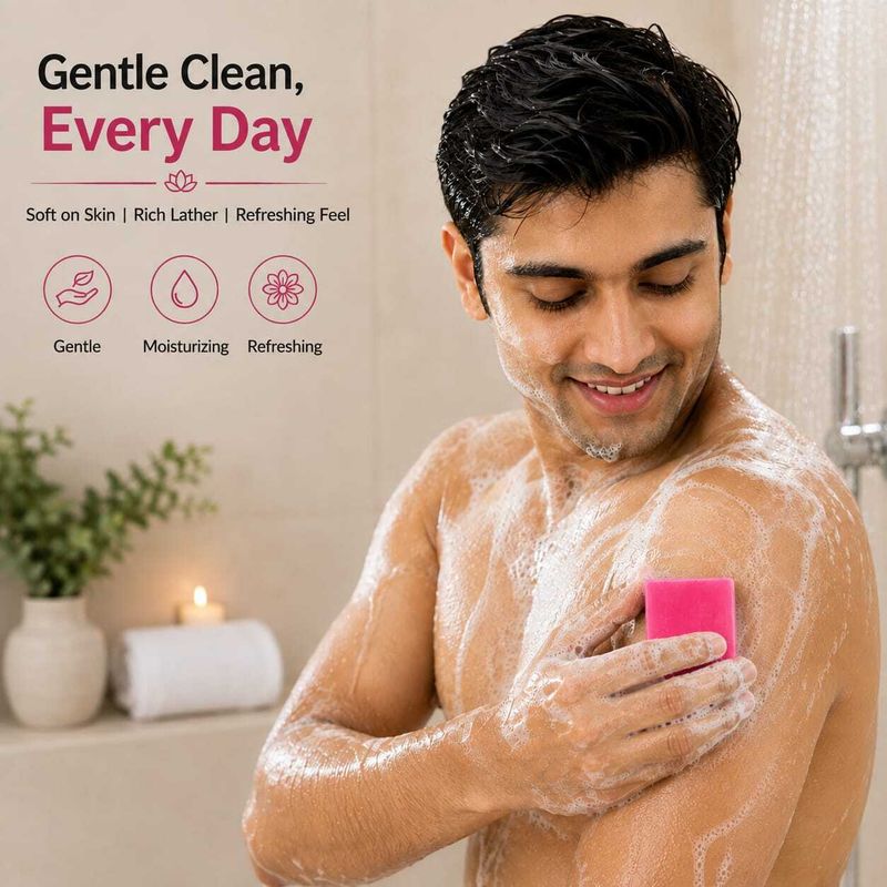 Vritti Rose Fragrance Mini Soap 250 Pack - Image 3