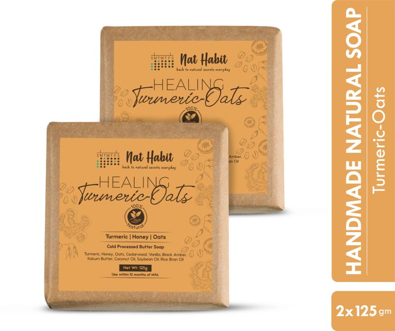 Nat Habit Turmeric Tan Removal Soap 125g - Image 2